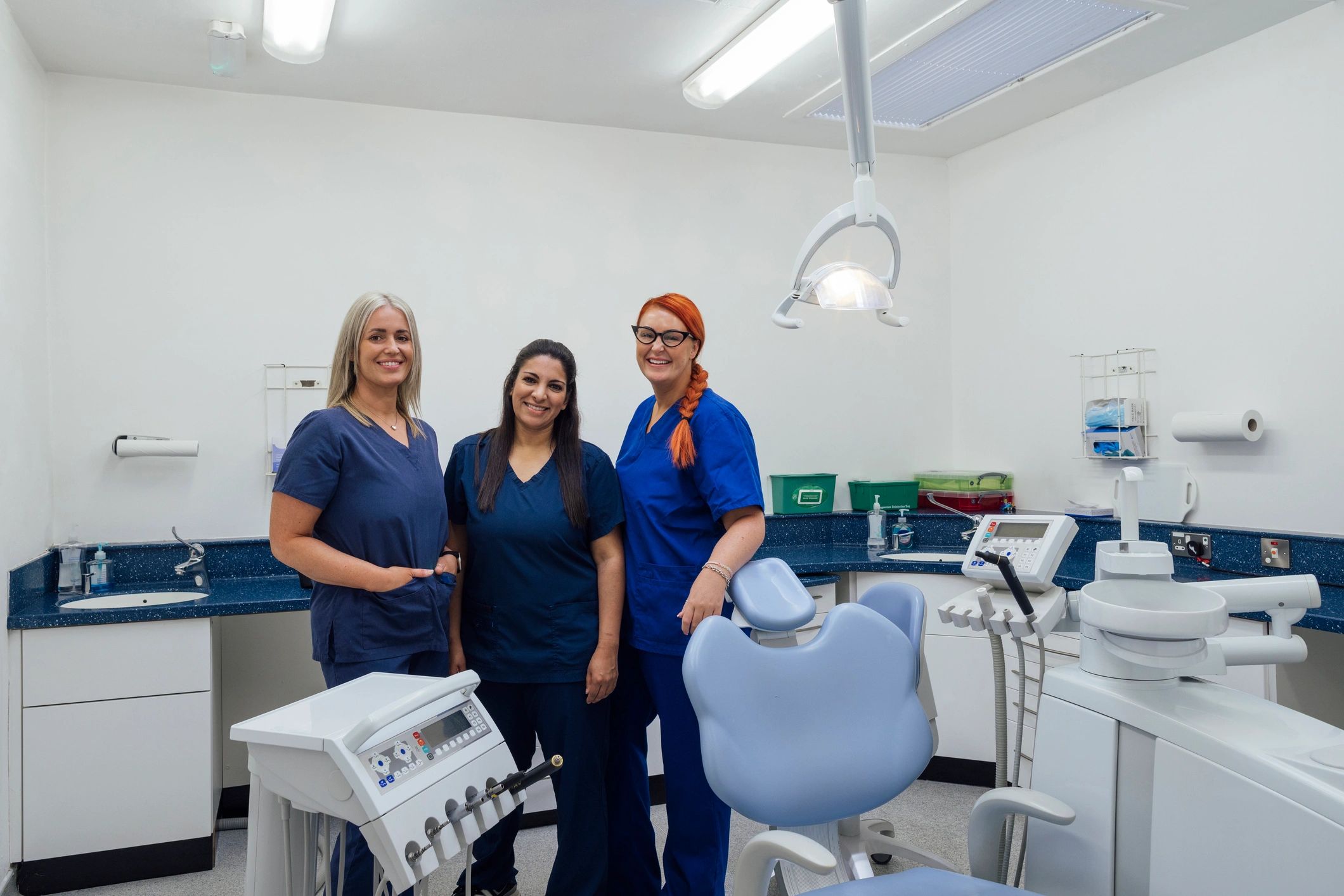 Dental implant care team